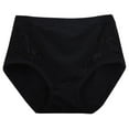 thumbnail image 1 of Women's Cotton Underwear High Waisted Full Coverage Ladies Panties Clearance Sale Women's Solid Lace Plus Size High Waist Leak Proof Cotton Crotch Shorts Underwear Panties, 1 of 3