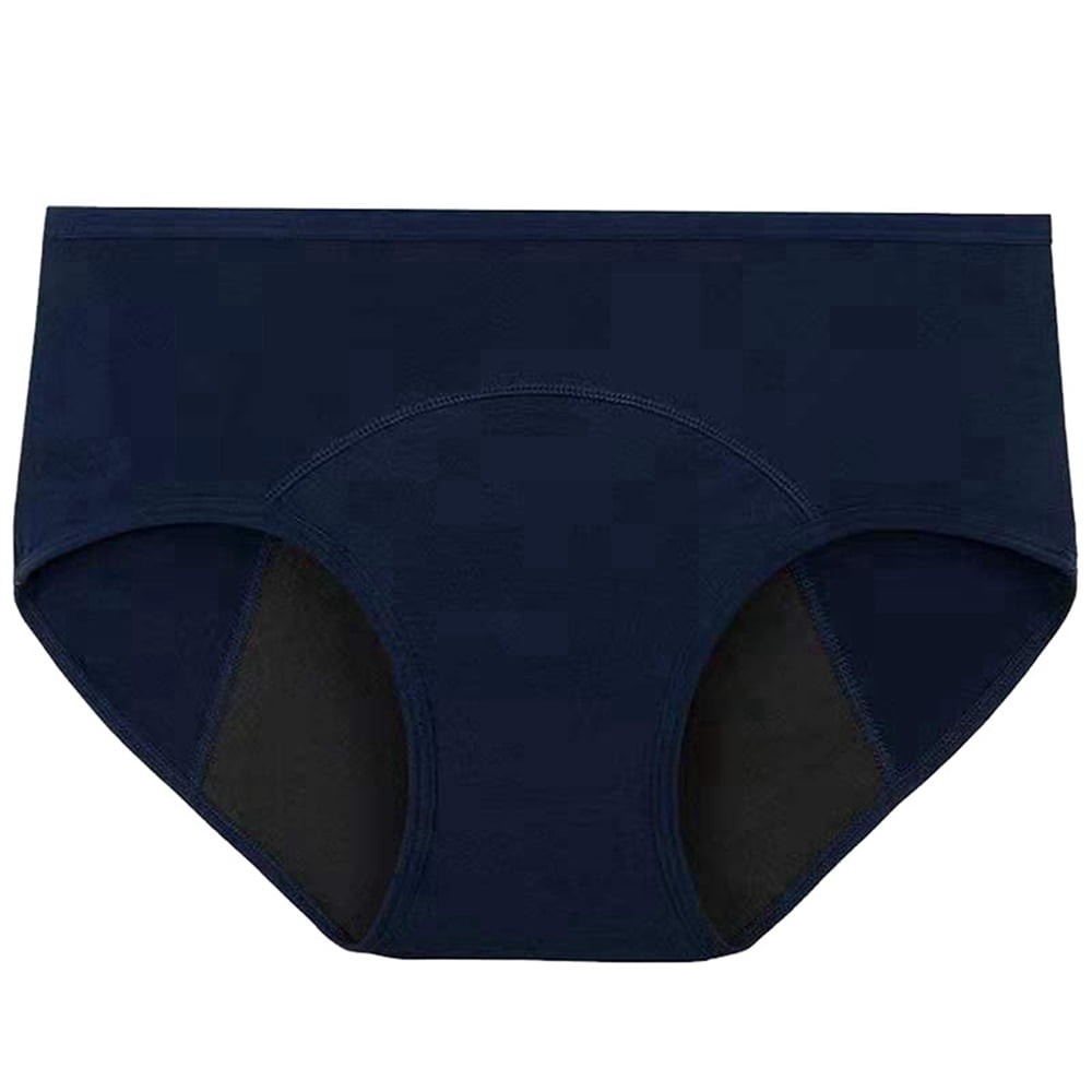 wirarpa Women's Cotton Underwear High Waisted Ladies Panties Full Coverage  Briefs 4 Pack (Regular & Plus Size)