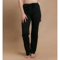 thumbnail image 1 of Women's Cottonique W12208 Latex Free Organic Cotton Drawstring Lounge Pant (Black 7), 1 of 3