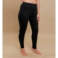 thumbnail image 1 of Women's Cottonique W12239 Latex Free Cotton Thermal Base Layer Legging (Black 4), 1 of 1