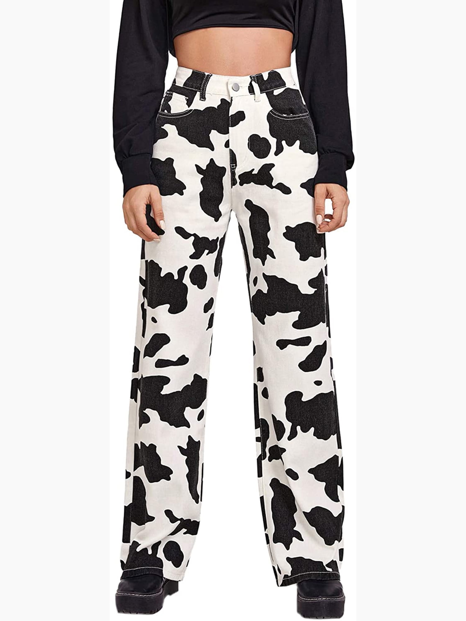 orimi cow straight pants