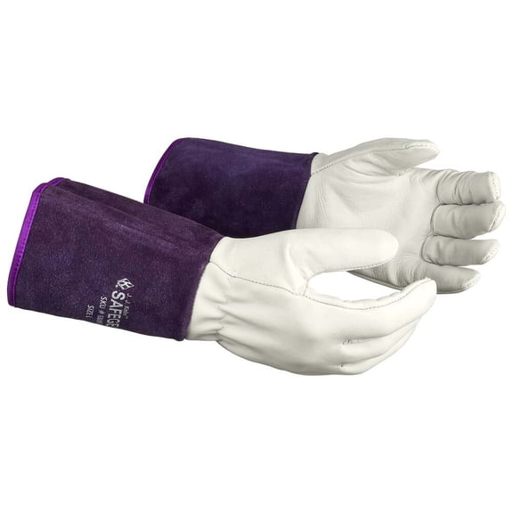 Women’s Cowhide Leather Welding Glove, Wing Thumb, Large, SAFEGEAR