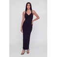 thumbnail image 1 of Women's Cowl Neck Twist Halter Maxi Dress, 1 of 3