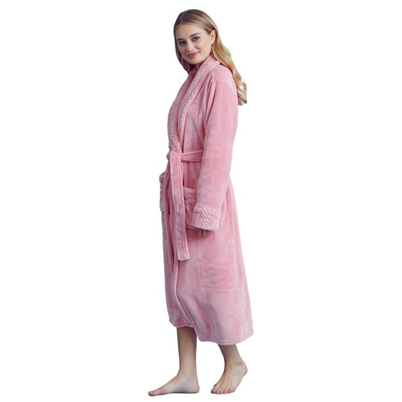 Women’s Cozy Fleece Bathrobe – Plush Comfort Robe for Women