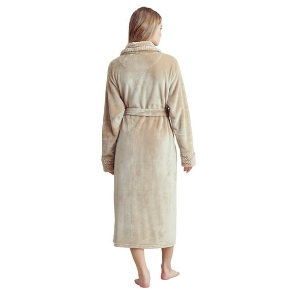 Women’s Cozy Fleece Bathrobe – Plush Comfort Robe for Women
