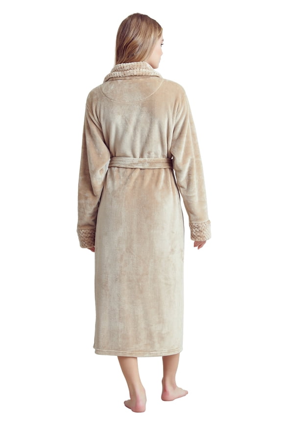 Women’s Cozy Fleece Bathrobe – Plush Comfort Robe for Women
