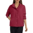 thumbnail image 1 of Women's Cozy Jacket Snap Button Down Coat with Pockets Casual Warm Outwear 2025, 1 of 3