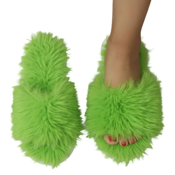 Women's Cozy Fuzzy Slippers Plush Soft Slip On Women's Slippers Winter Indoor Cozy Shoes With Sole For Home Comfort And Warmth