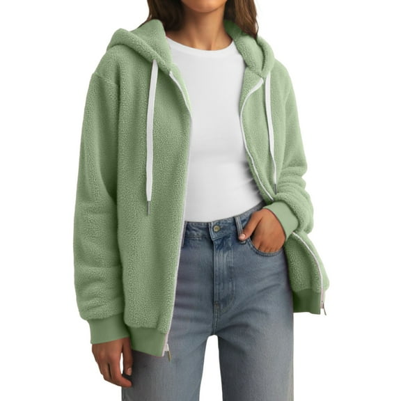 Women's Cozy Hooded Jacket for Casual Outings Winter Soft and Comfortable Layering for Everyday Wear and Relaxation Womens Casual Jackets Jackets for Women Casual Long Winter Coats for Women