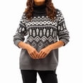 thumbnail image 1 of Women’s Cozy Knit Turtleneck Sweater | Soft Turtleneck Women Knit Sweater for Casual or Business Wear, 1 of 4