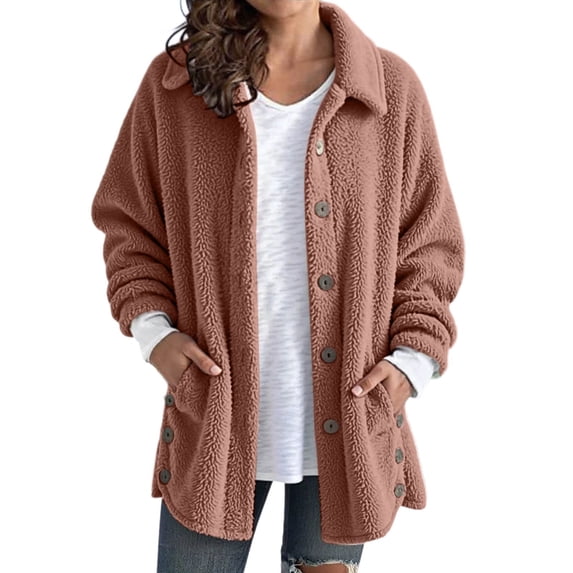 Women's Cozy Soft Open Front Cardigan Long Sleeve Notched Lapel Loose Fit Casual Outerwear For Fall And Winter Seasons