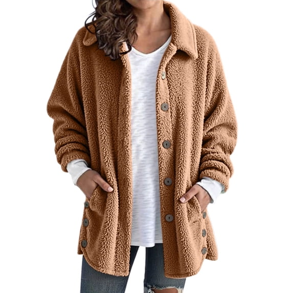 Women's Cozy Soft Open Front Cardigan Long Sleeve Notched Lapel Loose Fit Casual Outerwear For Fall And Winter Seasons