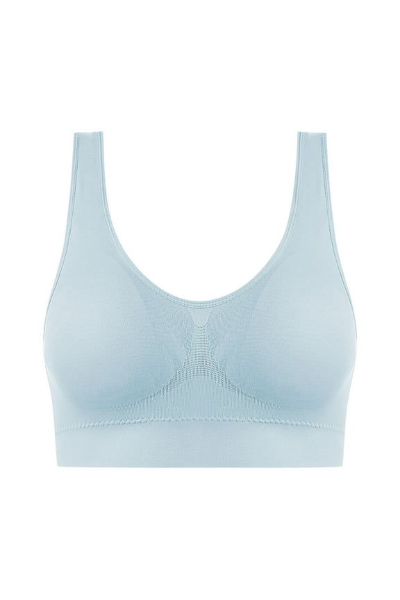 Women's Cozy Wireless Bra Lifting and Supportive No Line Full-Coverage Pullover Bralettes Comfort Lounge Bras