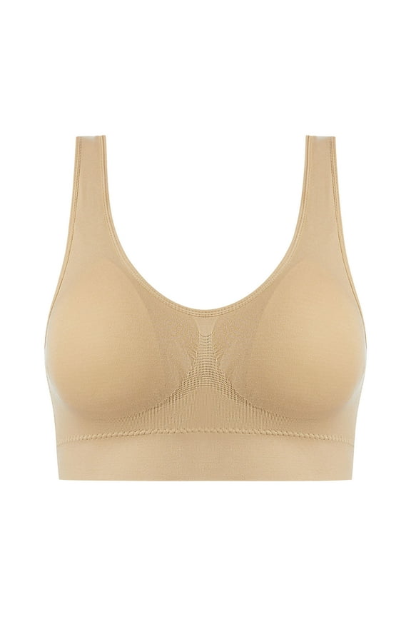 Women's Cozy Wireless Bra Lifting and Supportive No Line Full-Coverage Pullover Bralettes Comfort Lounge Bras