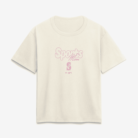 Women's Cream Seattle Mariners Sports Mom T-Shirt