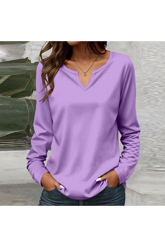 Women's Creator, Blouse Button Down Rolled Sleeve Shirt Stylish Comfortable Fit For Content Creators Artists Bloggers Designers And Creative Professional Wear, Purple XL