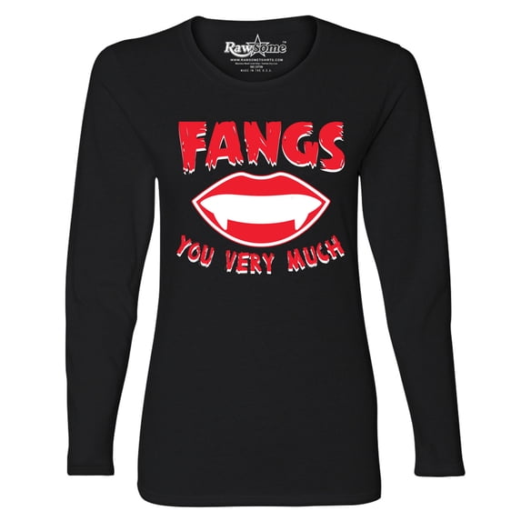 Women's Creepy Scary Halloween Long Sleeve Shirt Size (S-2XL)