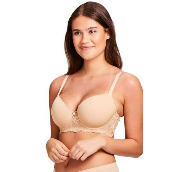 Women's Creme Bralee 18333 Eye of the Tiger Molded T-Shirt Bra (Black 36B)