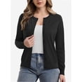 thumbnail image 1 of Women's Crew Neck Button Down Long Sleeve Cardigan for Women Classic Soft Ladies Cardigan Sweater Coat, 1 of 5