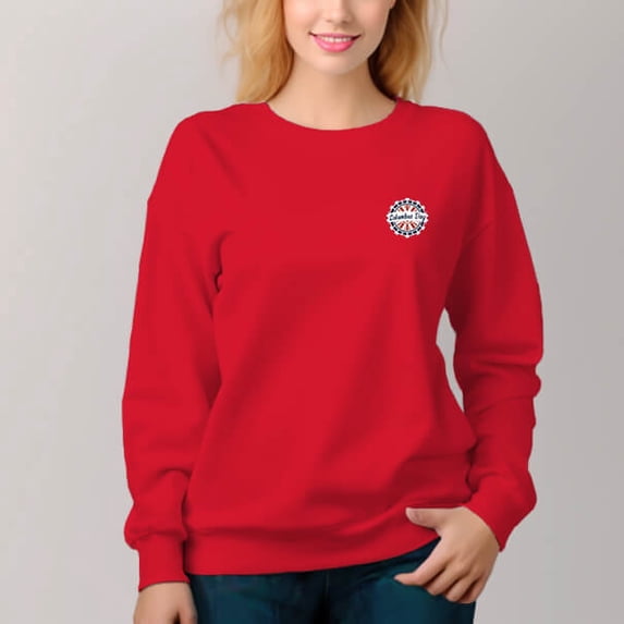 Women's Crew Neck Pullover Cozy Clothes Autumn Winter-Columbus Day