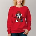 thumbnail image 1 of Women's  Crew Neck Pullover Cozy Clothes Autumn Winter-Cool Dog Print, 1 of 16