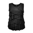 thumbnail image 1 of Women's Crew Neck Ruffle Tank, 1 of 4