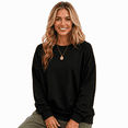 thumbnail image 1 of Women's Crewneck Long Sleeve Relaxed Fit Pullover Sweatshirt, 1 of 6