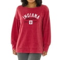 thumbnail image 1 of Women's Crimson Indiana Hoosiers Brooklyn Pullover Sweatshirt, 1 of 2