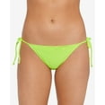 thumbnail image 1 of Salt + Cove Women's Crinkle Tie Hipster Swim Bottoms Yellow, 1 of 1