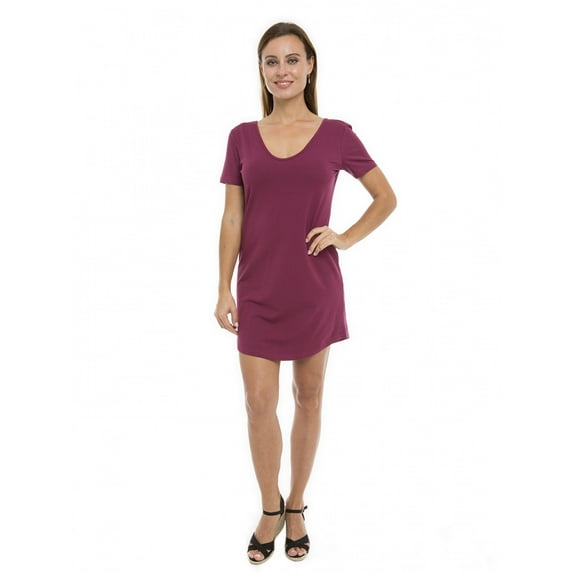 Women's Cris Cross Open Back Casual Party Dress Mini Dress by Lunarable