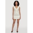 thumbnail image 1 of Women's Crochet Ruffle Trim Tiered Mini Skirt, 1 of 4