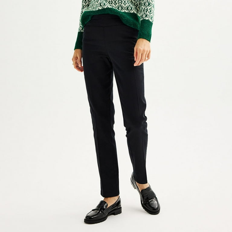Croft and barrow effortless stretch pull on pants cheap