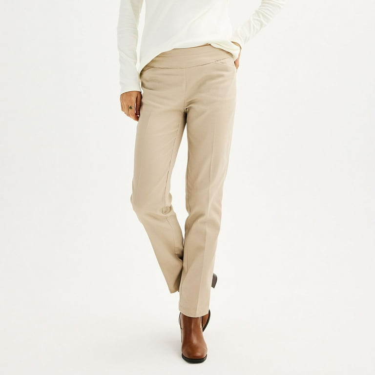 Croft and barrow effortless stretch pull on pants new arrivals