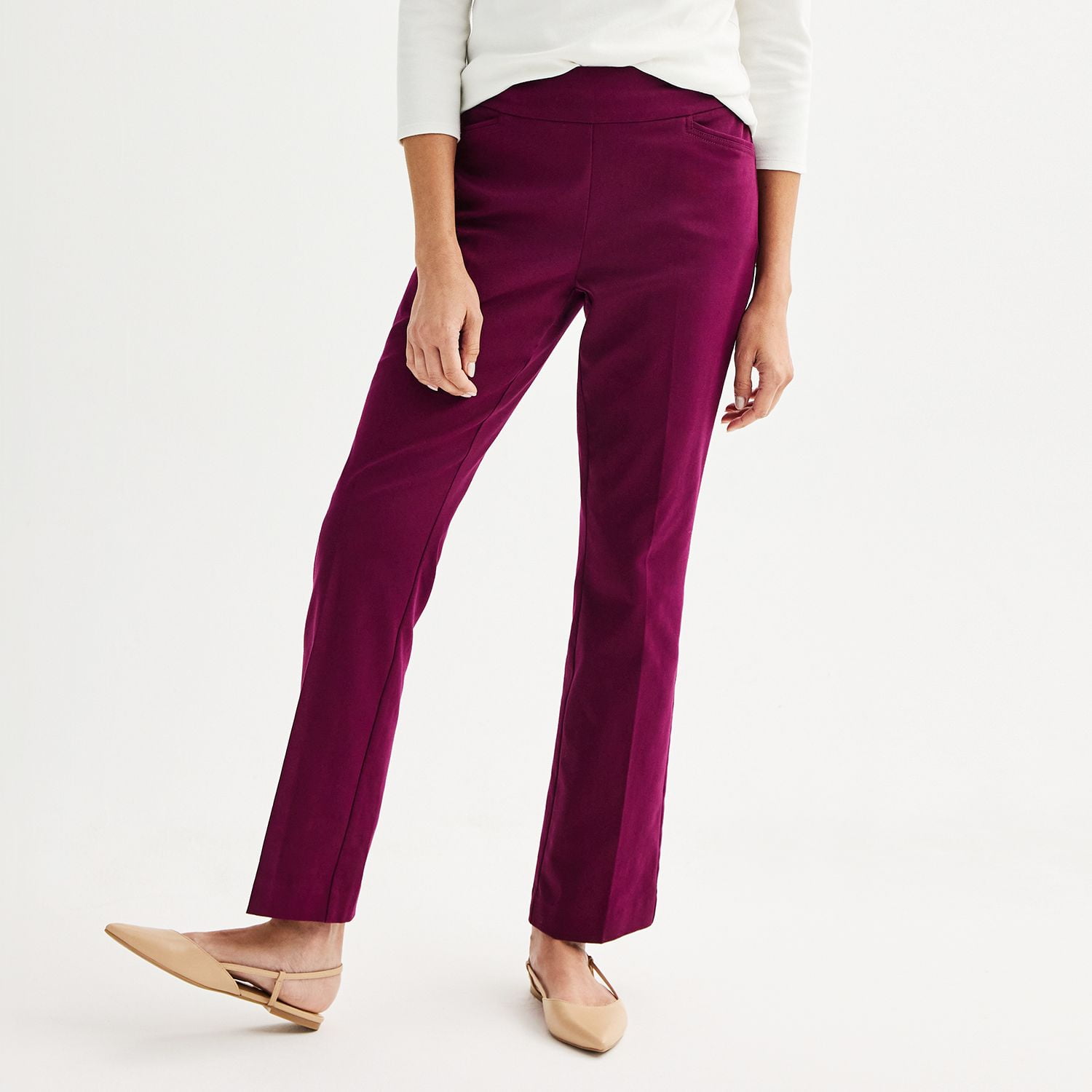 Croft & barrow effortless stretch pants online