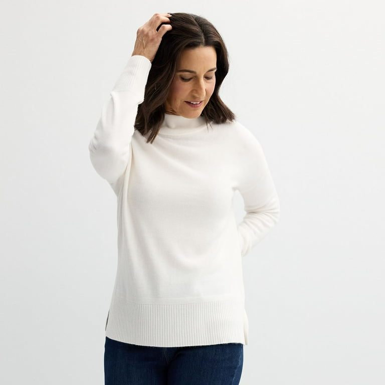 Croft and barrow mock neck outlet