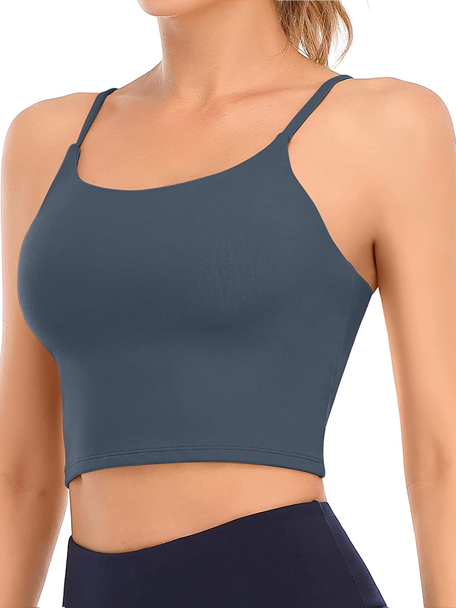 Women Gym Tank Top Yoga Wear Built in Bra Spandex Loose Fitted Jogging Yoga Tank  Top - China Sport Wear and Yoga Wear price