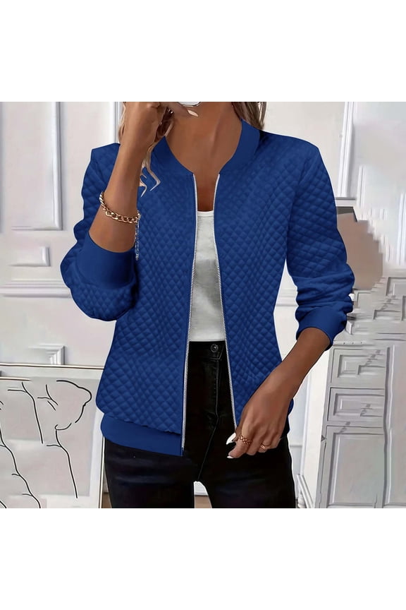 Women's Cropped Casual Blazer - Versatile Layering Piece for Office & Weekend Wear