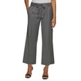 thumbnail image 1 of Women's Cropped Drawstring Waist Pants Tin Multi 4, 1 of 1