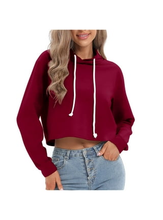 Crop Top Hoodie Girl