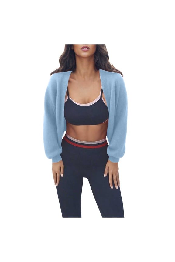 Women's Cropped Zip-Up Hooded Active Jacket - Lightweight Breathable Gym & Casual Wear