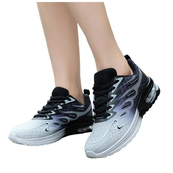 Women's Cross Traing Toning Running Shoes Comfortable Air Cushion Fitness Jogging Tennis Sneakers for Women