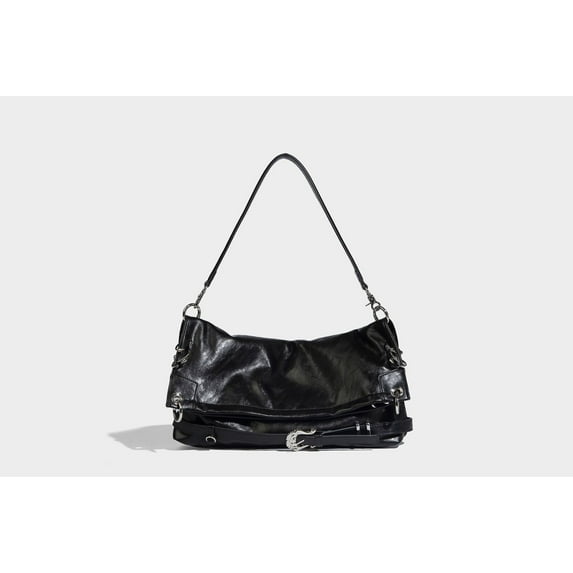 Women's Crossbody Bag, Urban Simplicity, Large Capacity, Multi-Ring Design, Chic