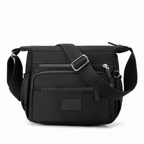 Women's Crossbody Bag Waterproof Travel Purse Nylon Small Handbag for Ladies with Multiple Pockets
