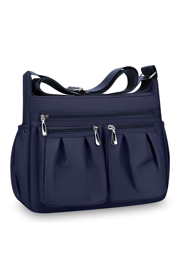 Women's Crossbody Bag Waterproof Travel Shoulder Purse Nylon Handbag with Multiple Pockets