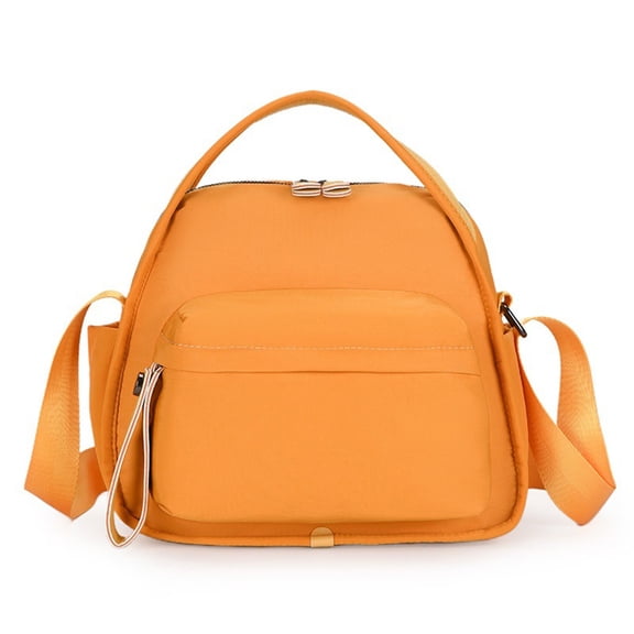 Women's Crossbody Handbags Ladies' Light Casual Large-Capacity Nylon Bag Fashionable and Versatile Fabric Bag Crossbody Bag Yellow