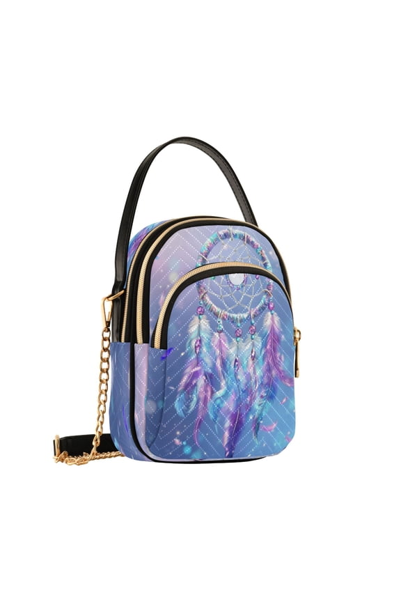 Women's Crossbody Handbags Shoulder Handbag Multi Pocket Crossbody Bag Dream Catcher