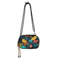 thumbnail image 1 of Women's Crossbody Phone Bag Small Wallet Purse with Detachable Rope Strap Travel Handbags Tropical Leaves Pattern, 1 of 7