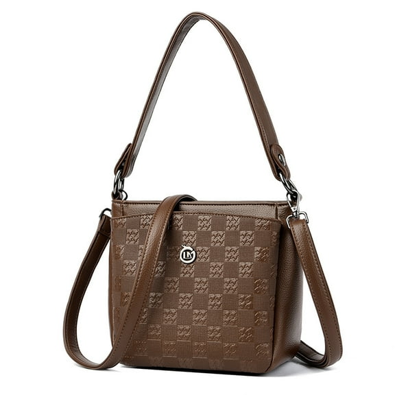 Women's Crossbody Tote Bag - PU Leather Work Purse & Travel Satchel, Giftable Shoulder Handbag