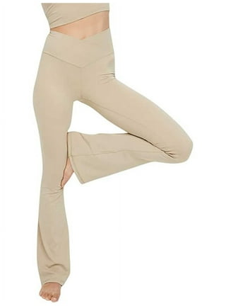 VASLANDA 3 Packs Flare Pants for Women - High Waist Workout Bootleg Yoga  Leggings 