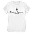 thumbnail image 1 of Women's Cruella House of Baroness London Logo  Graphic Tee White Large, 1 of 5